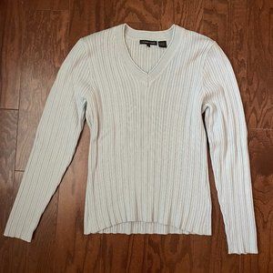 Light Blue Cable Sweater
